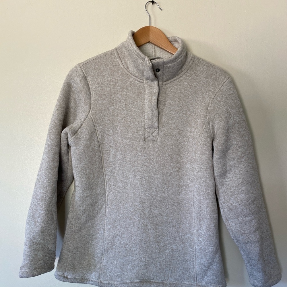 Thick Beige Sweatshirt